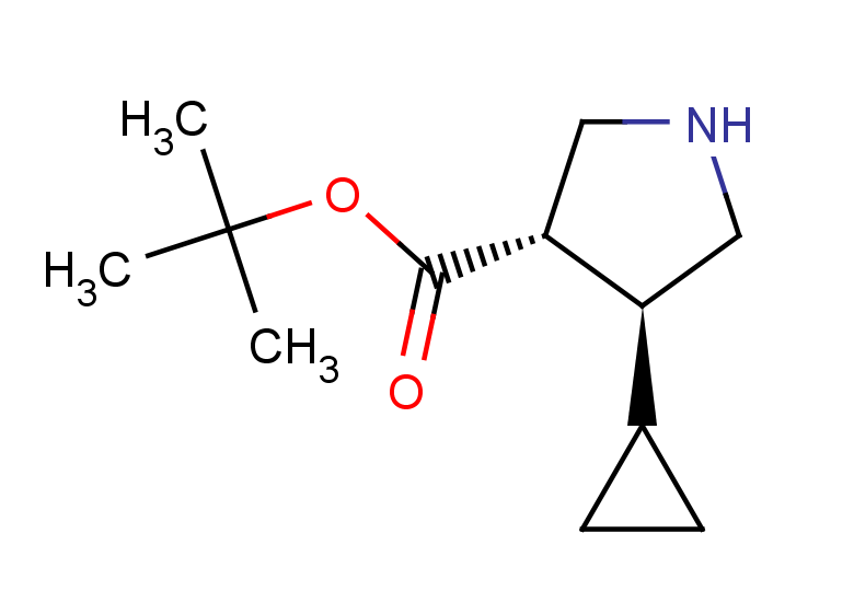 tert-butyl (3S,4S)-4-cyclopropylpyrrolidine-3-carboxylate