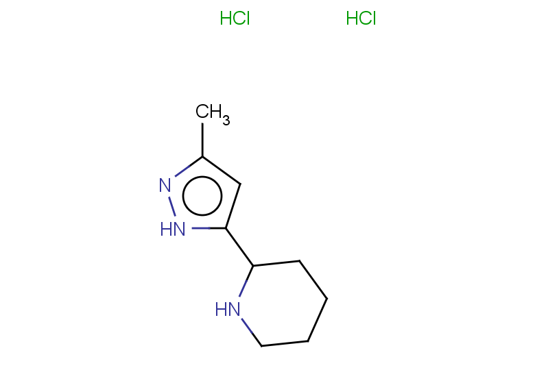 2-(3-methyl-1H-pyrazol-5-yl)piperidine dihydrochloride