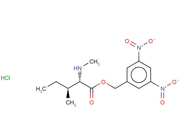 (3,5-dinitrophenyl)methyl (2S,3S)-3-methyl-2-(methylamino)pentanoate hydrochloride