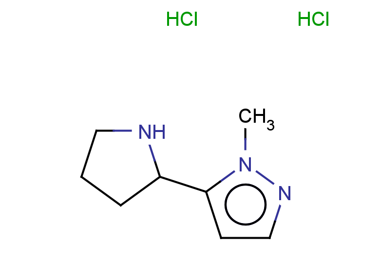 1-methyl-5-(pyrrolidin-2-yl)-1H-pyrazole dihydrochloride