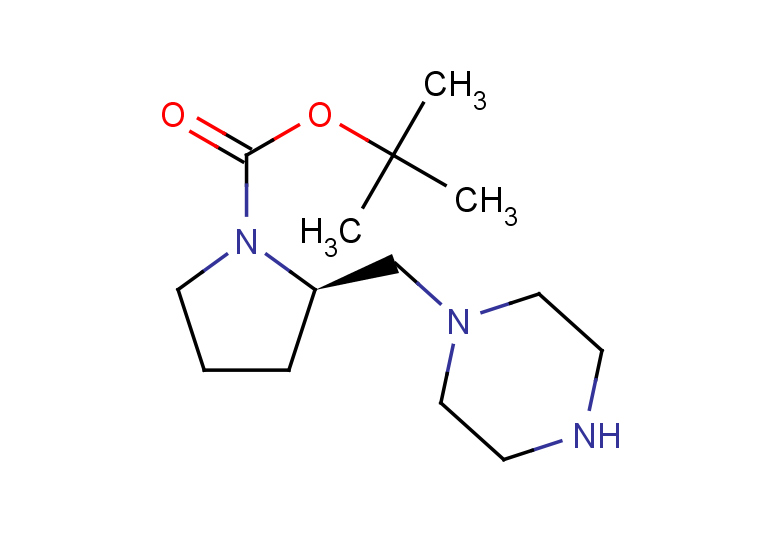 tert-butyl (2R)-2-(piperazin-1-ylmethyl)pyrrolidine-1-carboxylate
