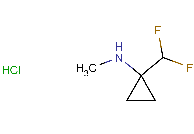 1-(difluoromethyl)-N-methylcyclopropan-1-amine hydrochloride