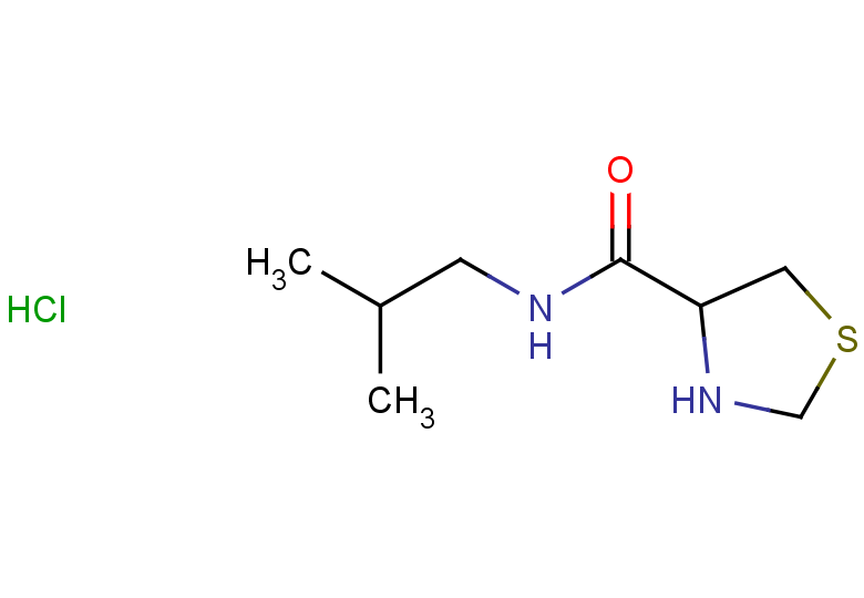 N-(2-methylpropyl)-1,3-thiazolidine-4-carboxamide hydrochloride