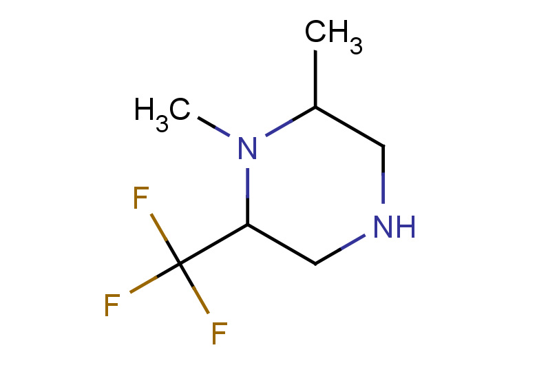 1,2-dimethyl-6-(trifluoromethyl)piperazine