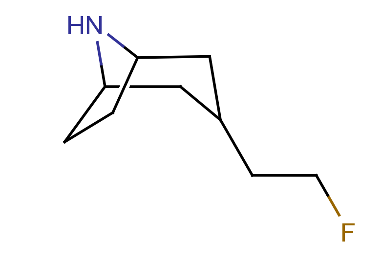 3-(2-fluoroethyl)-8-azabicyclo[3.2.1]octane