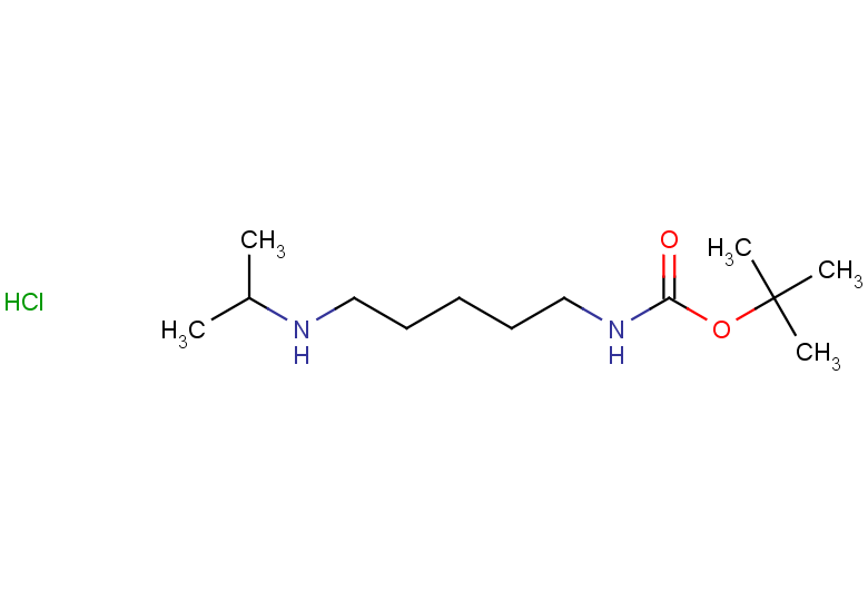 tert-butyl N-[5-(propan-2-ylamino)pentyl]carbamate hydrochloride