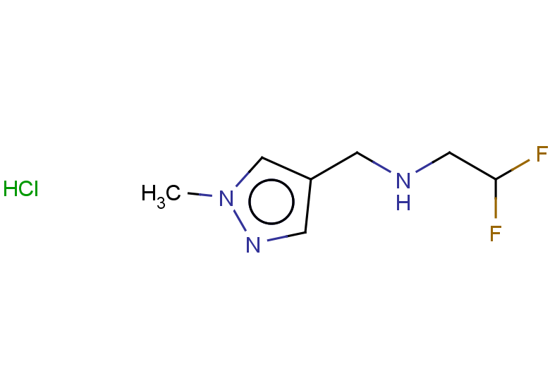(2,2-difluoroethyl)[(1-methyl-1H-pyrazol-4-yl)methyl]amine hydrochloride