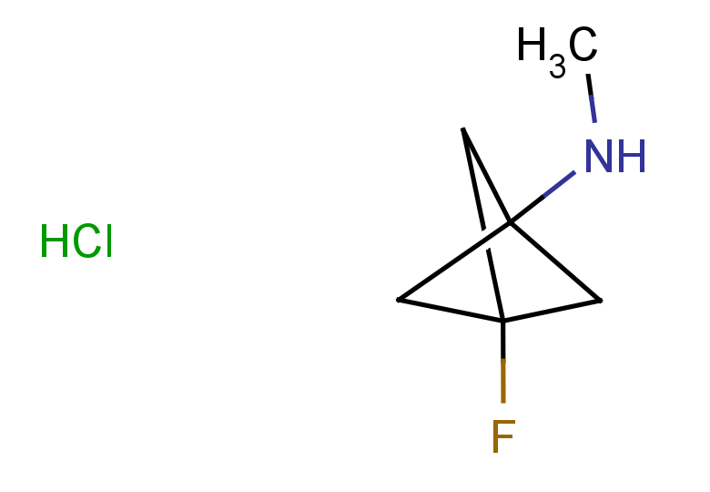3-fluoro-N-methylbicyclo[1.1.1]pentan-1-amine hydrochloride