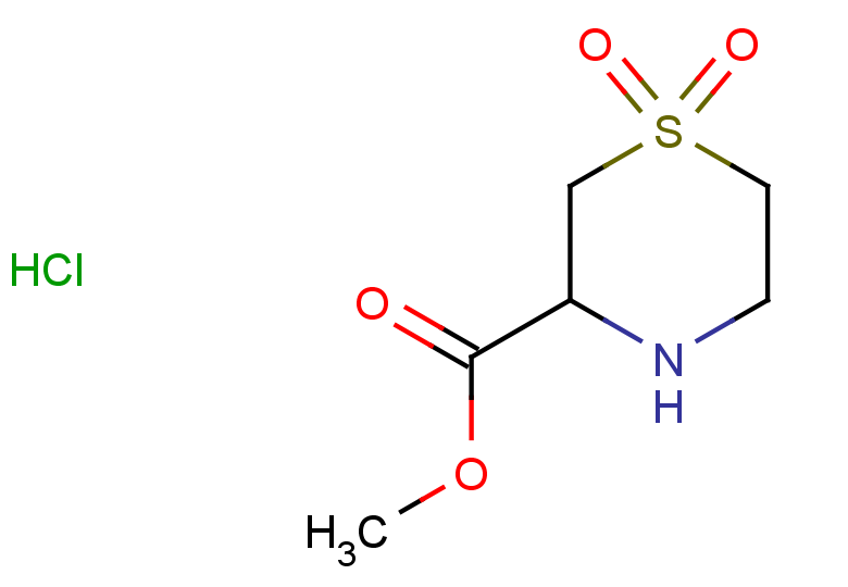 methyl 1,1-dioxo-1lambda6-thiomorpholine-3-carboxylate hydrochloride