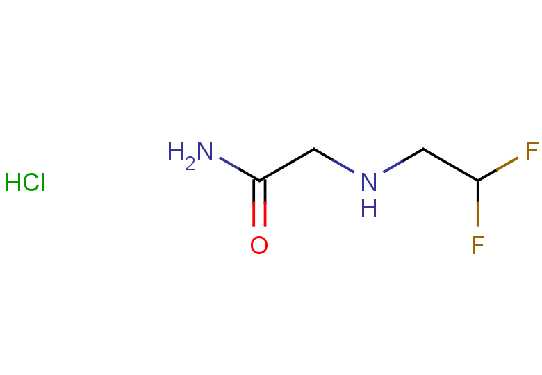 2-[(2,2-difluoroethyl)amino]acetamide hydrochloride