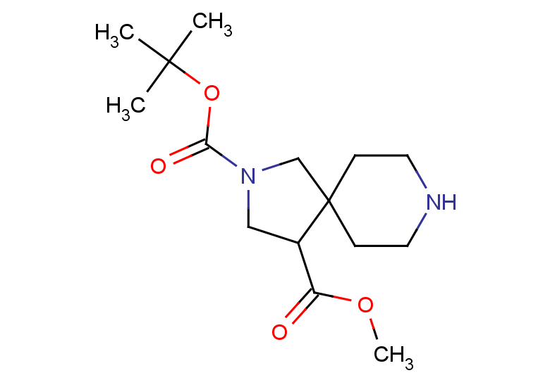 2-tert-butyl 4-methyl 2,8-diazaspiro[4.5]decane-2,4-dicarboxylate