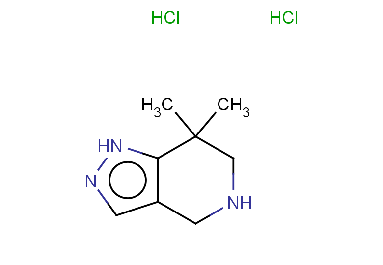 7,7-dimethyl-1H,4H,5H,6H,7H-pyrazolo[4,3-c]pyridine dihydrochloride