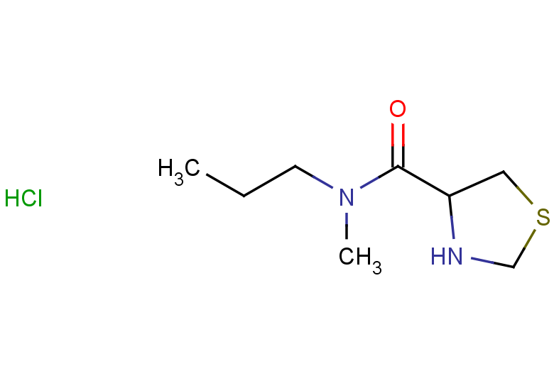 N-methyl-N-propyl-1,3-thiazolidine-4-carboxamide hydrochloride