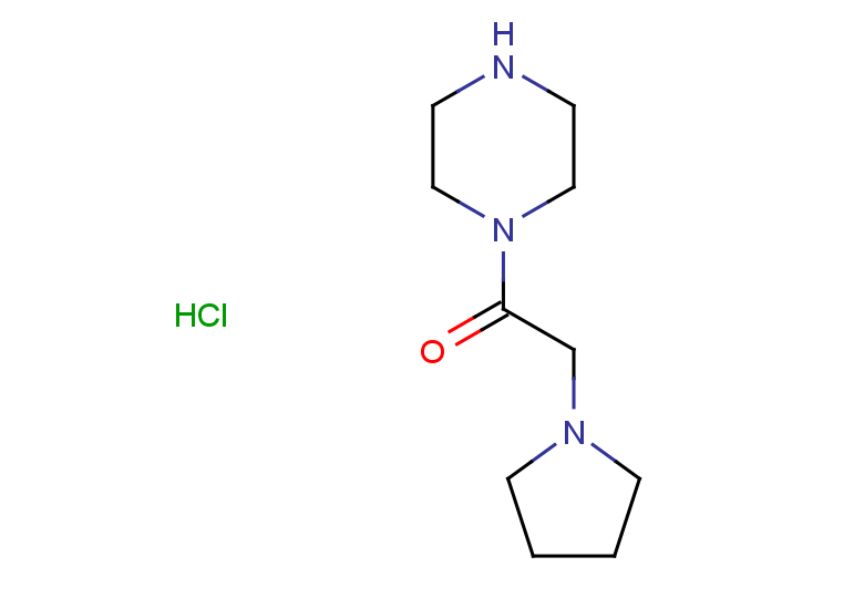 1-(piperazin-1-yl)-2-(pyrrolidin-1-yl)ethan-1-one hydrochloride