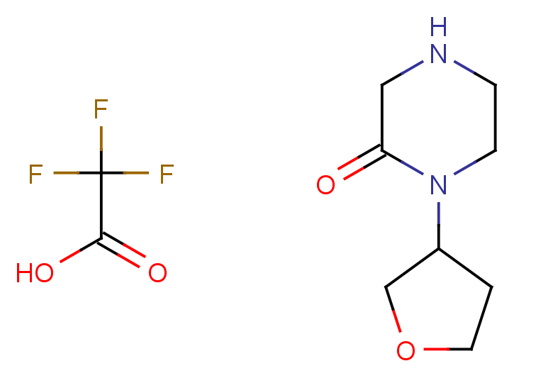 1-(oxolan-3-yl)piperazin-2-one, trifluoroacetic acid