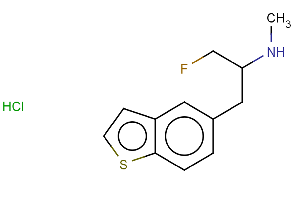 [1-(1-benzothiophen-5-yl)-3-fluoropropan-2-yl](methyl)amine hydrochloride