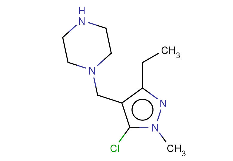 1-[(5-chloro-3-ethyl-1-methyl-1H-pyrazol-4-yl)methyl]piperazine