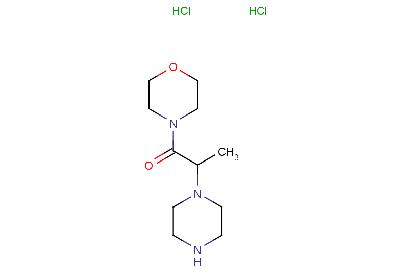1-(morpholin-4-yl)-2-(piperazin-1-yl)propan-1-one dihydrochloride