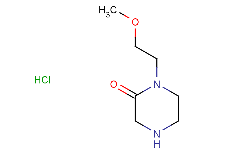 1-(2-methoxyethyl)piperazin-2-one hydrochloride