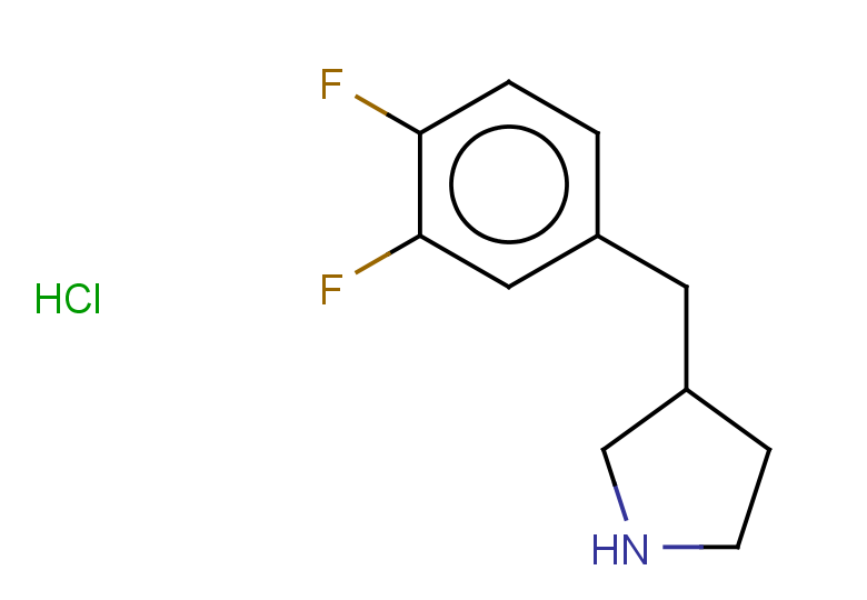 3-[(3,4-difluorophenyl)methyl]pyrrolidine hydrochloride