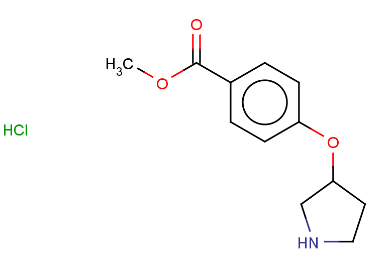 methyl 4-(pyrrolidin-3-yloxy)benzoate hydrochloride