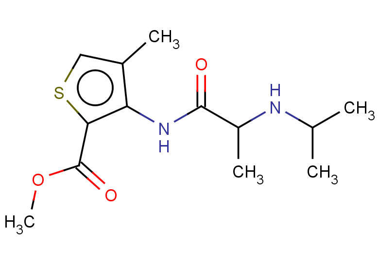 methyl 3-(2-(isopropylamino)propanamido)-4-methylthiophene-2-carboxylate