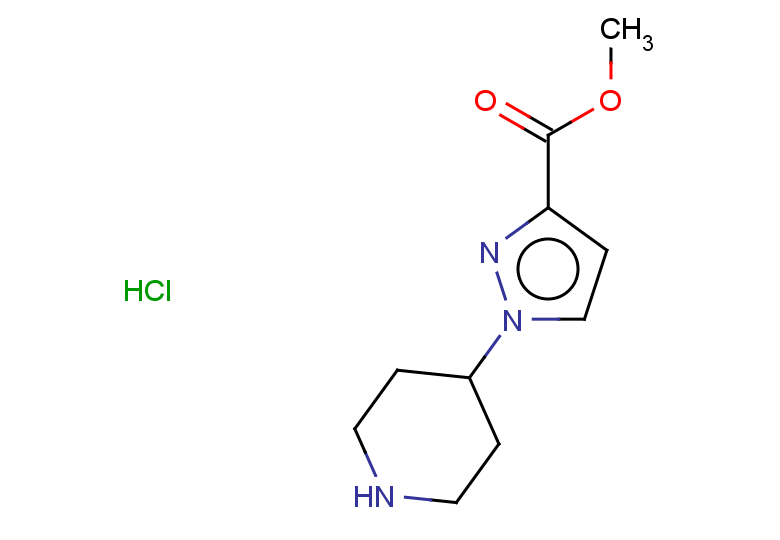 methyl 1-(piperidin-4-yl)-1H-pyrazole-3-carboxylate hydrochloride
