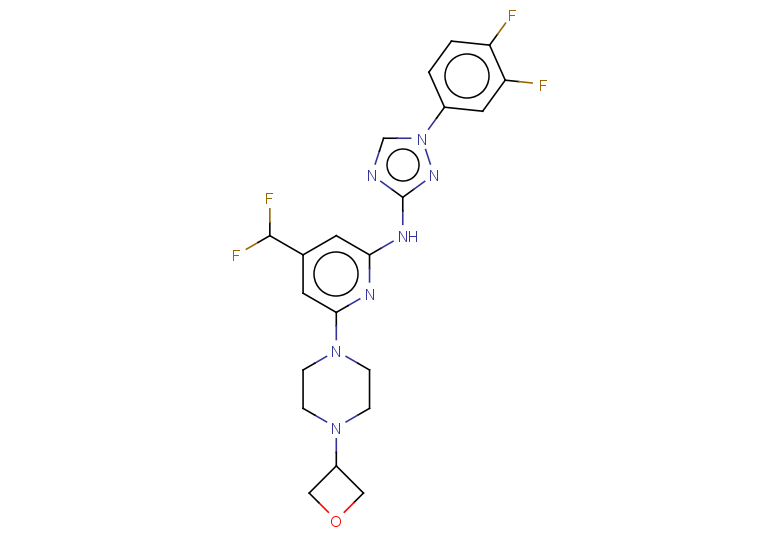 4-(difluoromethyl)-N-[1-(3,4-difluorophenyl)-1H-1,2,4-triazol-3-yl]-6-[4-(oxetan-3-yl)piperazin-1-yl]pyridin-2-amine