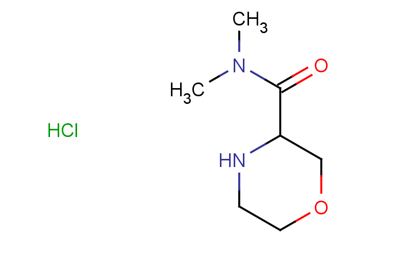 N,N-dimethylmorpholine-3-carboxamide hydrochloride