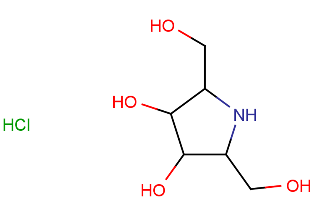 2,5-bis(hydroxymethyl)pyrrolidine-3,4-diol hydrochloride