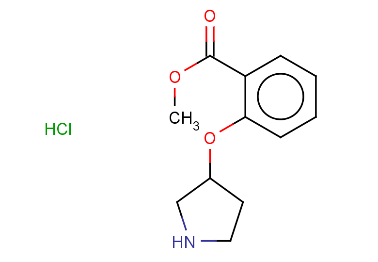 methyl 2-(pyrrolidin-3-yloxy)benzoate hydrochloride