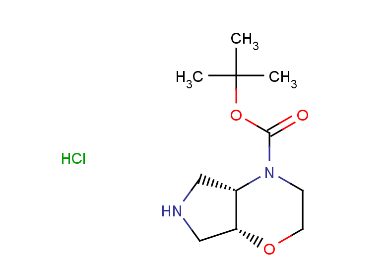rac-tert-butyl (4aR,7aS)-octahydropyrrolo[3,4-b][1,4]oxazine-4-carboxylate hydrochloride, cis