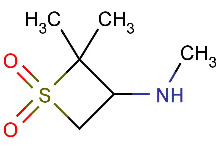2,2-dimethyl-3-(methylamino)-1lambda6-thietane-1,1-dione