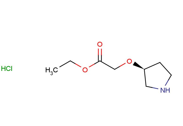 ethyl 2-[(3S)-pyrrolidin-3-yloxy]acetate hydrochloride