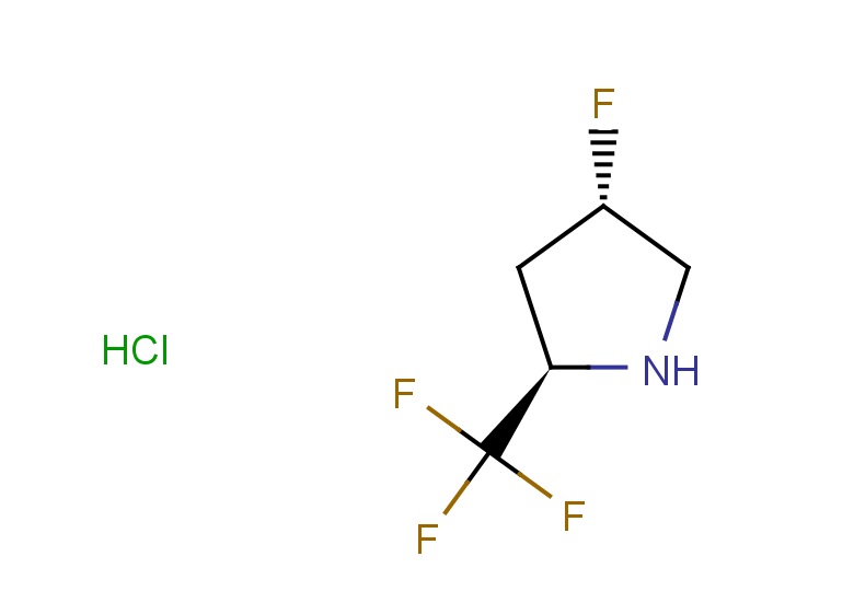 (2R,4S)-4-fluoro-2-(trifluoromethyl)pyrrolidine hydrochloride