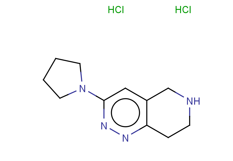 1-{5H,6H,7H,8H-pyrido[4,3-c]pyridazin-3-yl}pyrrolidine dihydrochloride