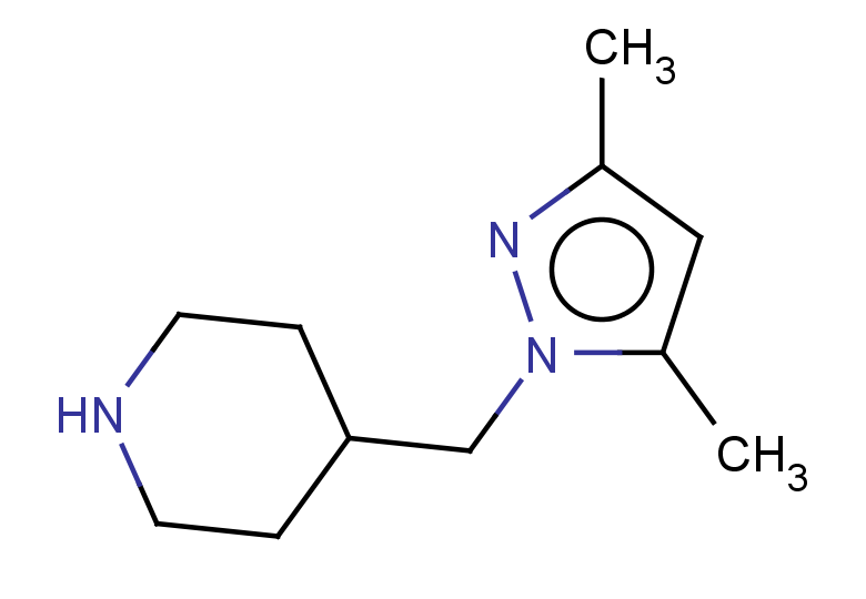 4-[(3,5-dimethyl-1H-pyrazol-1-yl)methyl]piperidine