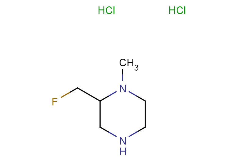 2-(fluoromethyl)-1-methylpiperazine dihydrochloride