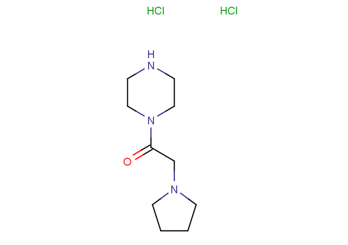 1-(piperazin-1-yl)-2-(pyrrolidin-1-yl)ethan-1-one dihydrochloride