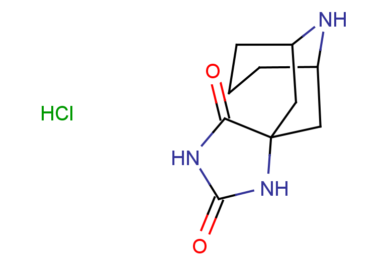 9-azaspiro[bicyclo[3.3.1]nonane-3,4'-imidazolidine]-2',5'-dione hydrochloride
