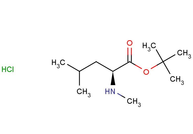 tert-butyl (2S)-4-methyl-2-(methylamino)pentanoate hydrochloride