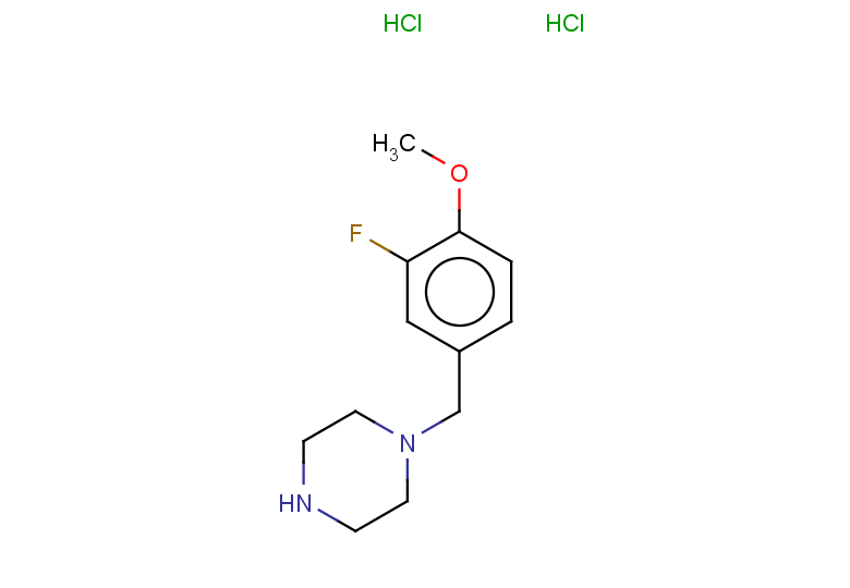 1-[(3-fluoro-4-methoxyphenyl)methyl]piperazine dihydrochloride
