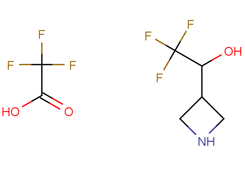 1-(azetidin-3-yl)-2,2,2-trifluoroethan-1-ol, trifluoroacetic acid