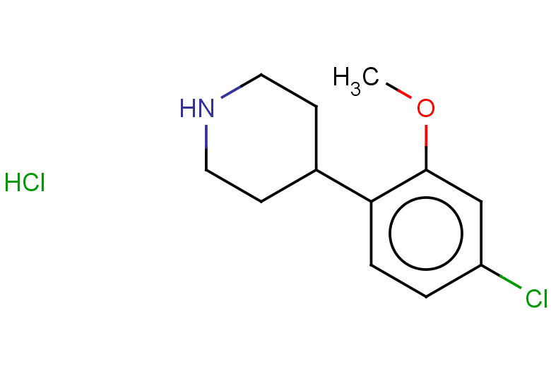 4-(4-chloro-2-methoxyphenyl)piperidine hydrochloride