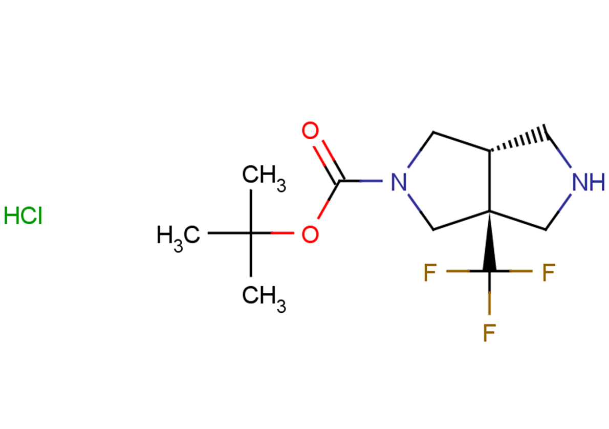 rac-tert-butyl (3aR,6aR)-3a-(trifluoromethyl)-octahydropyrrolo[3,4-c]pyrrole-2-carboxylate hydrochloride, trans