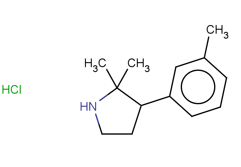 2,2-dimethyl-3-(3-methylphenyl)pyrrolidine hydrochloride