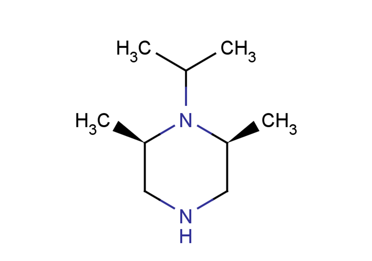 (2R,6S)-2,6-dimethyl-1-(propan-2-yl)piperazine, cis