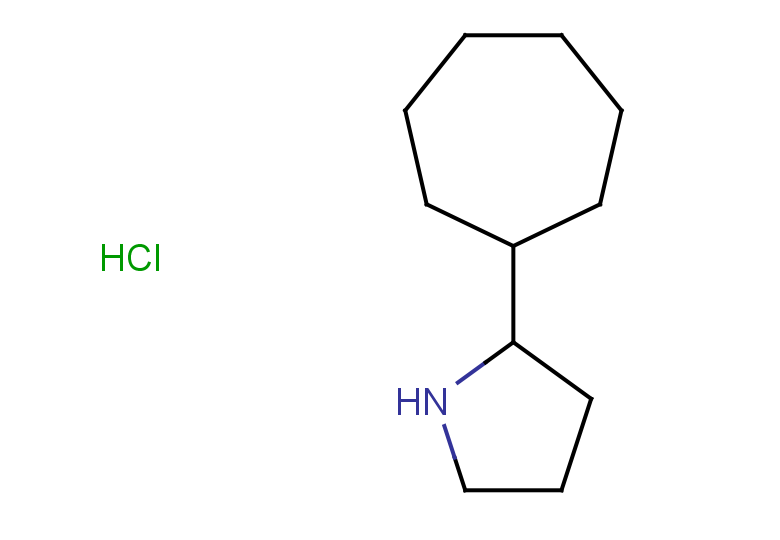 2-cycloheptylpyrrolidine hydrochloride