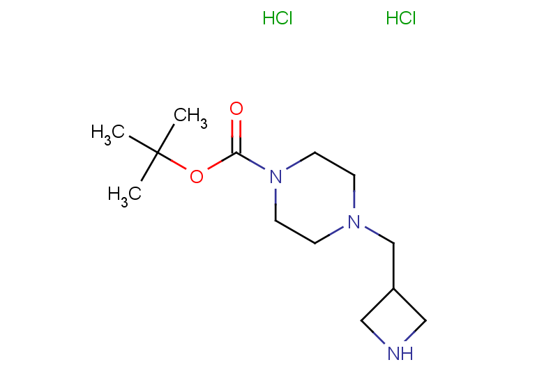 tert-butyl 4-[(azetidin-3-yl)methyl]piperazine-1-carboxylate dihydrochloride