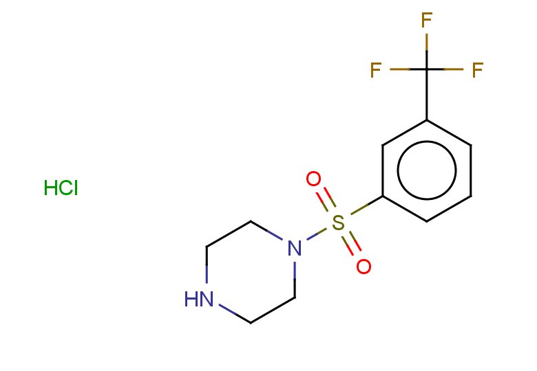 1-{[3-(trifluoromethyl)benzene]sulfonyl}piperazine hydrochloride